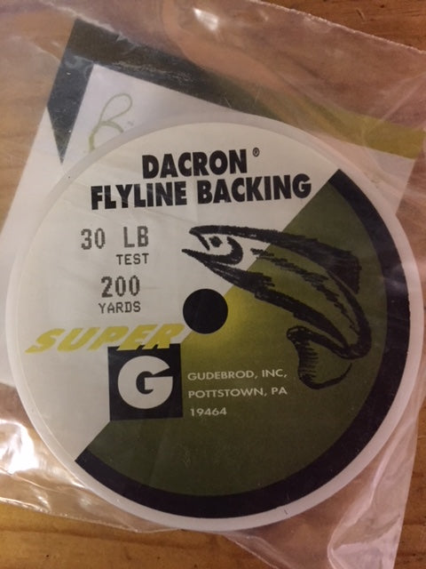 Super G Dacron Fly Backing - 200 yd