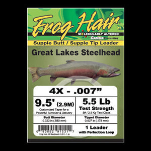 Frog Hair - Great Lakes Steelhead Leaders