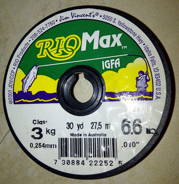 RIO Max IGFA Tippet