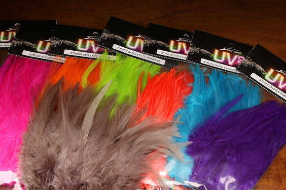 Strung Saddle Hackle UV (Spirit River)