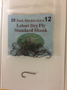 Gaelic Supreme Letort Standard Shank Dry Fly - Jack Mickievicz