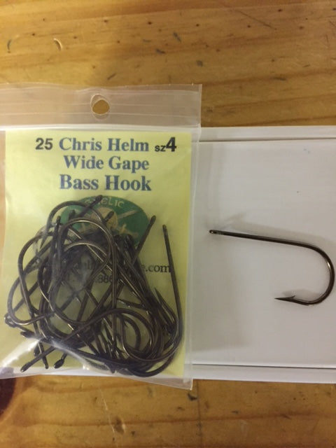 Gaelic Supreme Extra Wide Gape Bass Hook - Chris Helm