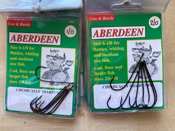 Cox and Rawle Bass Hooks Aberdeen (sub for Partridge CS41)