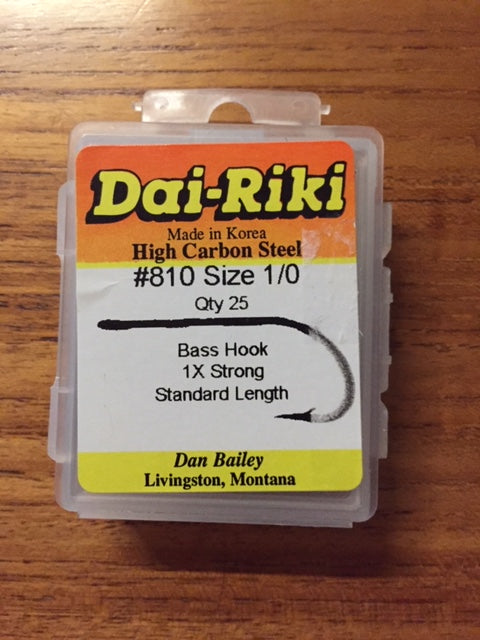 Dai Riki Bass Hooks # 810