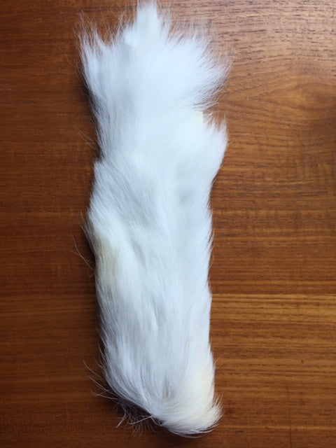 Whitetail Deer Belly Hair, Bleached White - 2