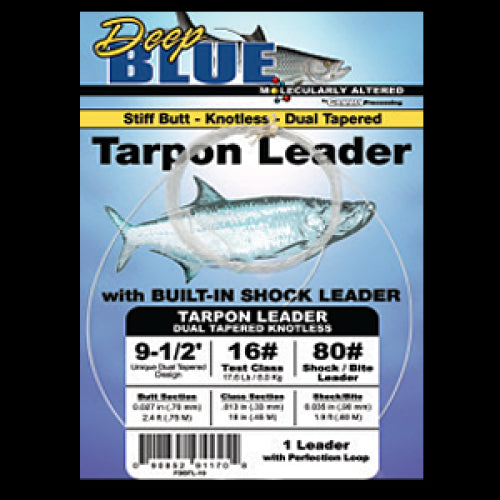 Deep Blue Leaders - Dual Tapered Tarpon