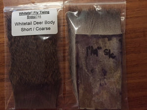 Whitetail Deer Body Hair - Short Coarse - Medium to Dark Color