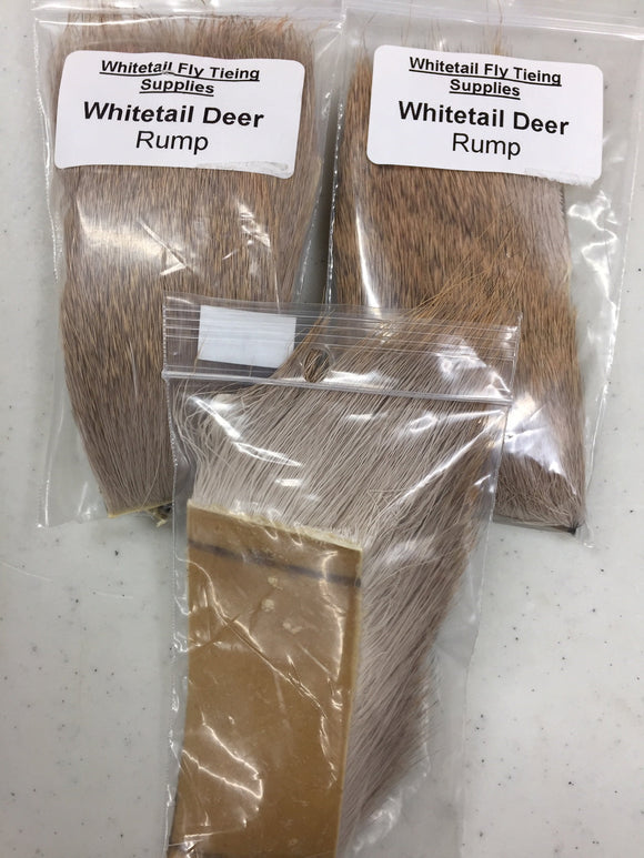 Whitetail Deer Rump Hair - Long Coarse (for spinning)