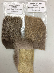 Mule Deer Body Hair (Long/Coarse for spinning)