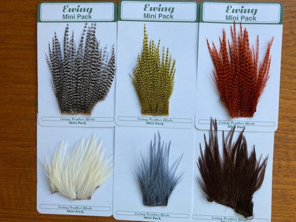 Ewing Neck Hackle Mini Packs - Sweet Spot