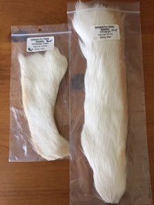 Whitetail Deer Belly Hair - 1/2" -1 1/2" (for spinning)