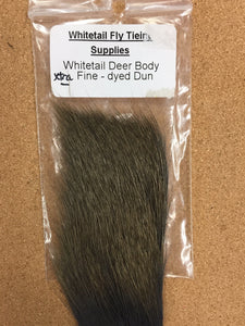 Whitetail Deer Body Hair Dyed - Extra Fine Short